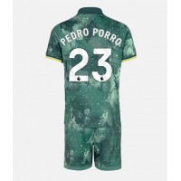 Tottenham Hotspur Pedro Porro #23 Tredje sæt Børn 2024-25 Kortærmet (+ Korte bukser)